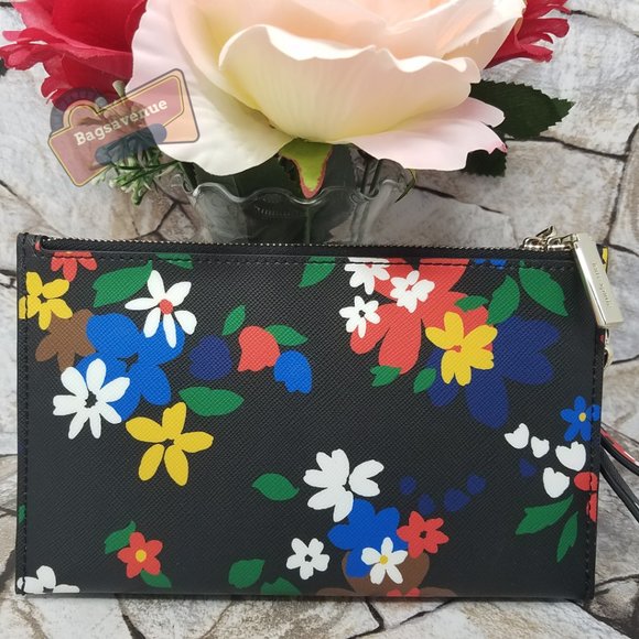 Sailing Medium Double Zip Wristlet Kate Spade - Picture 10 of 14